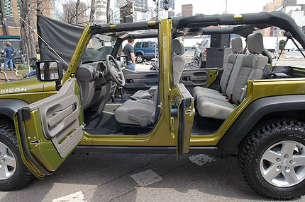 Jeep Wrangler interior