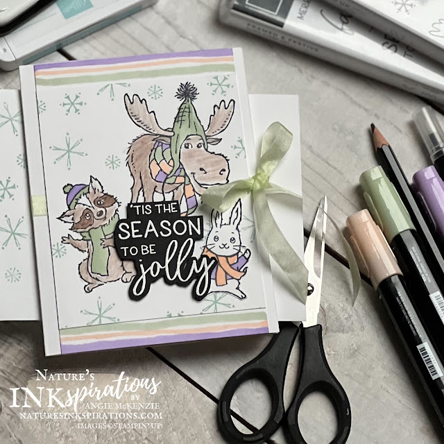 All Bundled Up Fun-Fold (preview) | Nature's INKspirations by Angie McKenzie