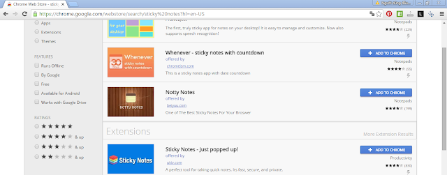 Ứng dụng ghi chú cá nhân Sticky Notes Chrome trên máy tính