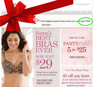 Free Printable Soma Intimates Coupons