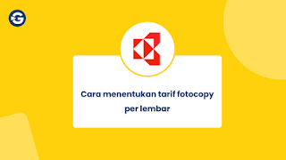 Menentukan tarif fotocopy per lembar (tahun 2024)