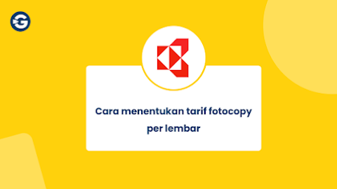 Menentukan tarif fotocopy per lembar (tahun 2024)