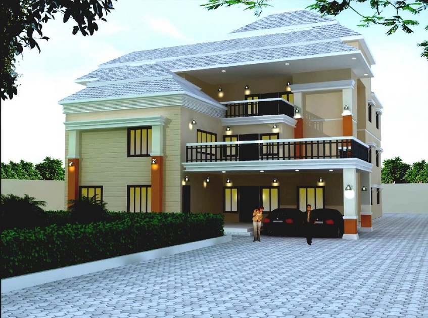 13 Model Desain Rumah  Gaya  Villa Minimalis  Terbaik Rumah  