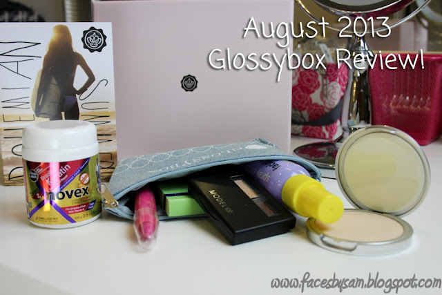 August 2013 Glossybox Review