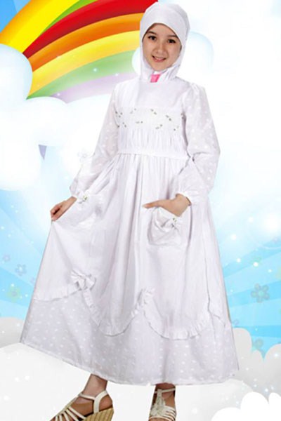 21 Model Baju  Muslim Anak  Perempuan  Terbaru 2019 2019