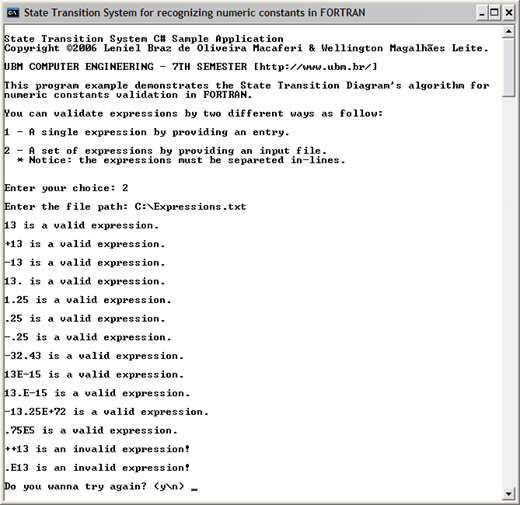 Fortran Numerical Constants Recognizer - Set Of Expressions