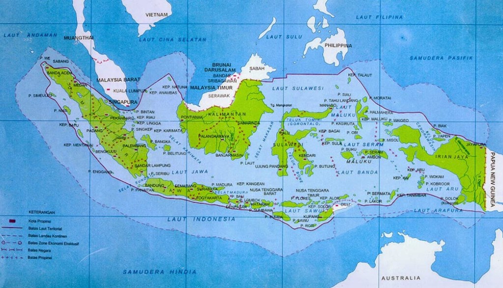 Peta Kondisi Geografis Negara Indonesia nurainins