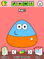 Pou azul