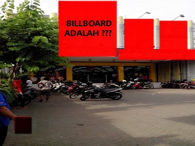 +Definisi atau pengertian billboard, +Contoh billboard pada toko, +Arti billboard sebagai media iklan promosi luar ruangan