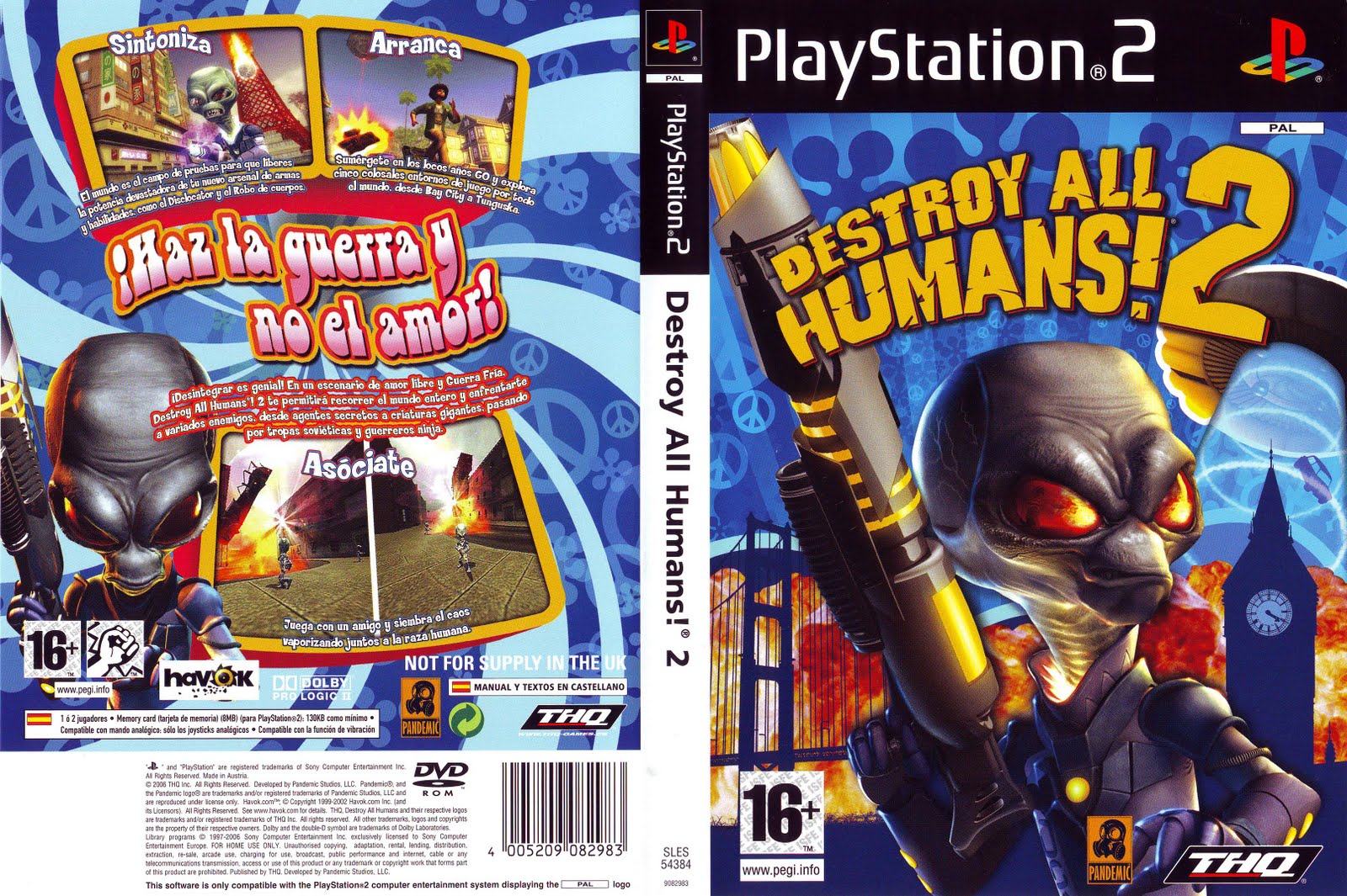 trucos para juegos: destroy all humans 2