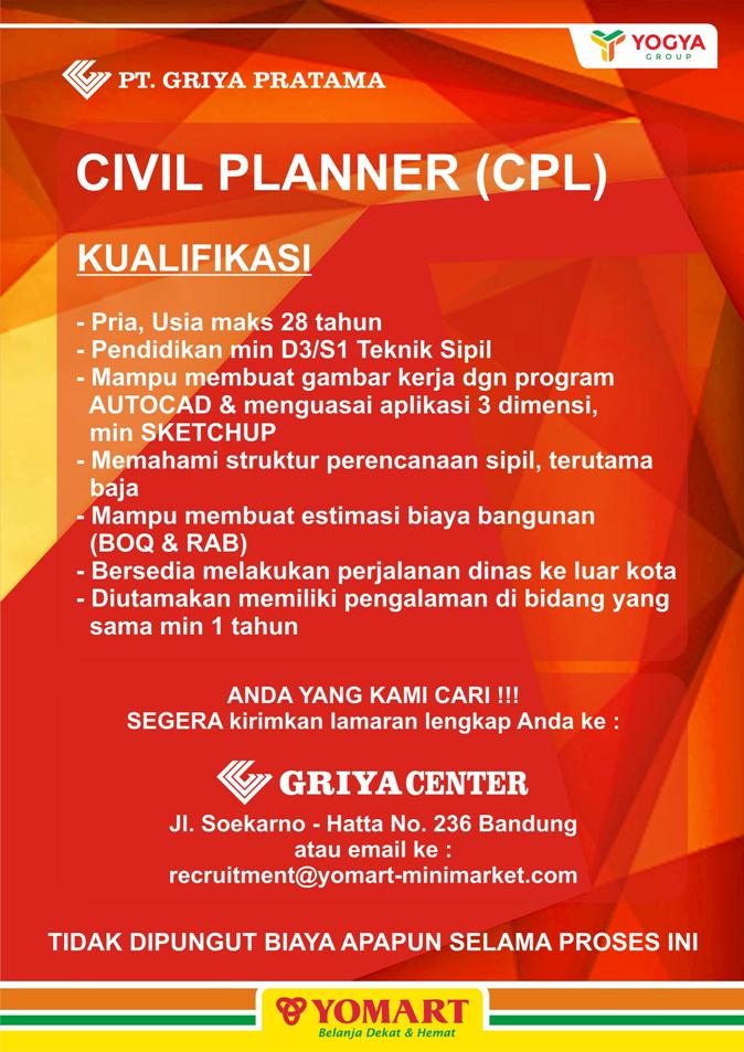 Gaji Yomart Bandung 2020 : Lowongan Kerja Pt Griya Pratama ...