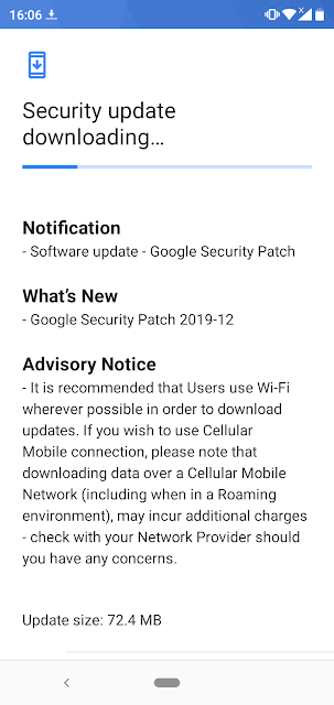 Nokia 5.1 Plus receiving December 2019 Android Security patch 