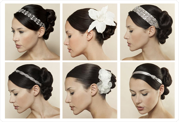 Perfect wedding hairstyle accessories