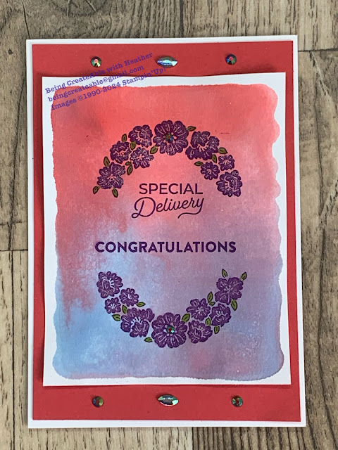 Stampin' Block watercolouring, Stampin' Up!