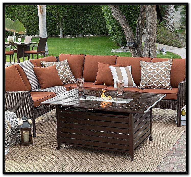 home depot patio furniture with fire pit