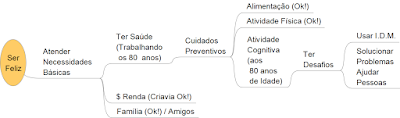 Metodologia IDM Innovation Decision Mapping - Planejamento Estratégico para Ser Feliz Exemplo Simples Individual