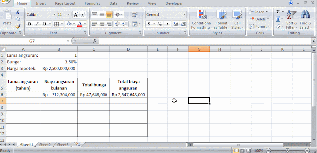 Cara Menggunakan Data Table dalam Excel