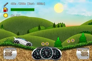 Screenshots of the Alien planet racing for Android tablet, phone.