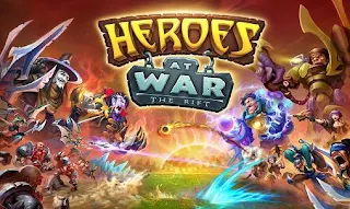 Screenshots of the Heroes at war: The rift for Android tablet, phone.