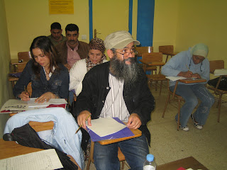 Alumnos de la Asociación IBN BATUTA de El Raval, Barcelona