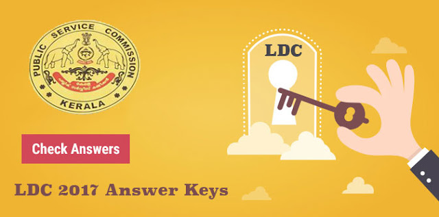 PSC LDC Answer Keys 2017