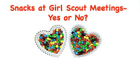 Should leaders let the girls have a snack at their Girl Scout meetings?