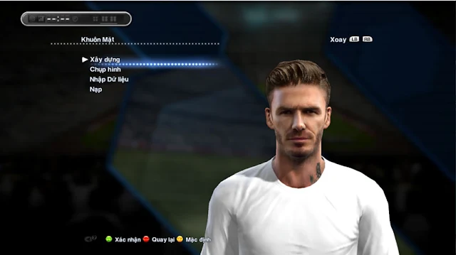 David Beckham Face For PES 2013