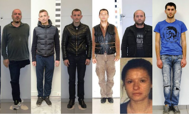 Greece police publishes photos of the Albanian gang of robbers