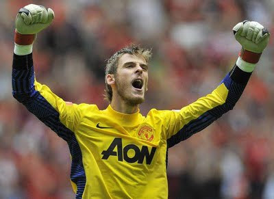 David De Gea Manchester United v Manchester City Community Shield