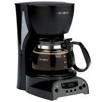 Mr. Coffee DRX5 4-Cup Programmable Coffeemaker, Black