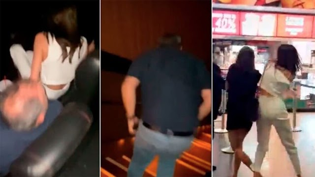 Vídeo: esposa e amante brigam em cinema após flagra