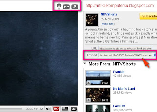 memasang video youtube di blog
