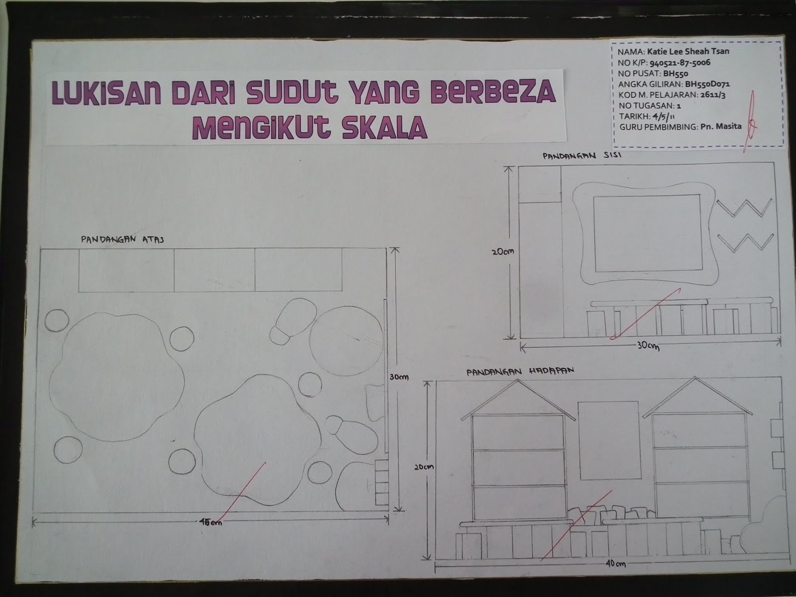 Guru Cemerlang Seni TTDI Jaya: Contoh Kerja Kursus -Ruang 