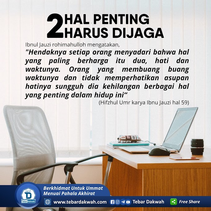 2 HAL PENTING HARUS DIJAGA