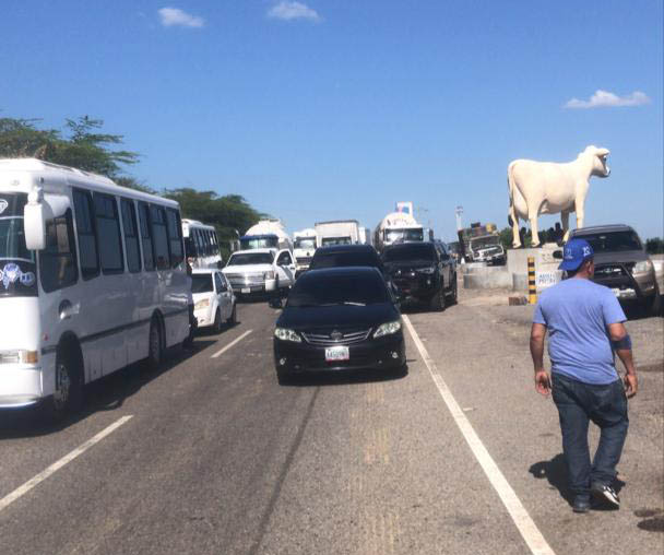 Carora en protesta por gasolina