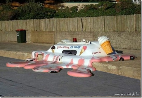 melted ice cream truck