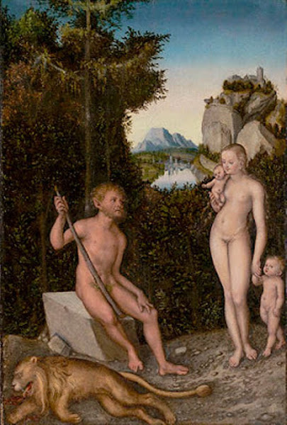 Faun, Lucas Cranach the Elder, Classical mythology, Greek mythology, Roman mythology, mythological Art Paintings, Myths and Legends