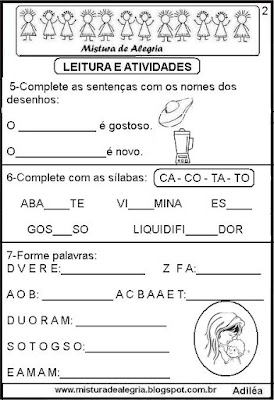 Leitura com a letra A