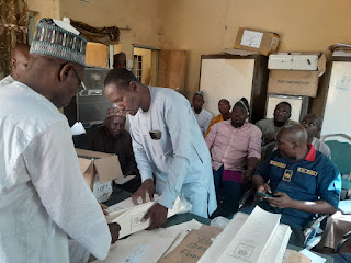 Distribution of sensitive materials for the 2023 Supplementary Elections by the Independent National Electoral Commission (INEC) in Yobe State