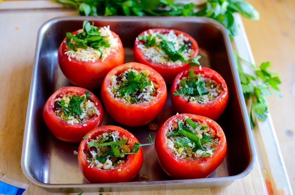 quinoa stuffed tomatoes-14229