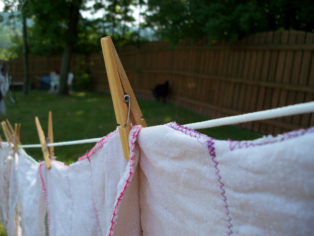 cloth diapers made with patterns from handmade home.