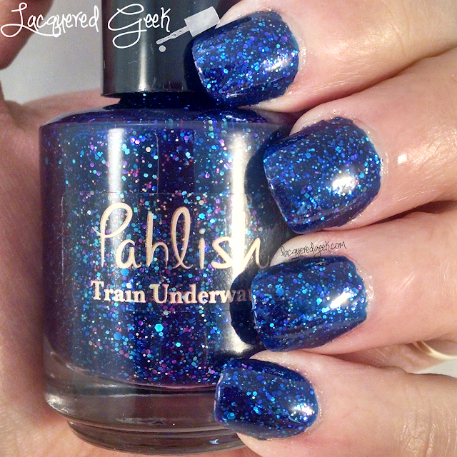 Pahlish Train Underwater nail polish swatch from LacqueredGeek