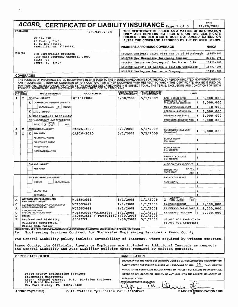 Fillable Acord Cancellation Form Best
