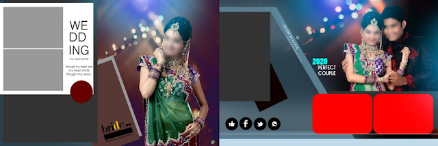 Indian Wedding Album Design 12×36 PSD