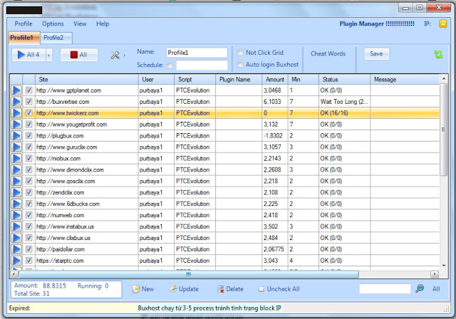 Paid To Click (PTC) Bot All script 2016