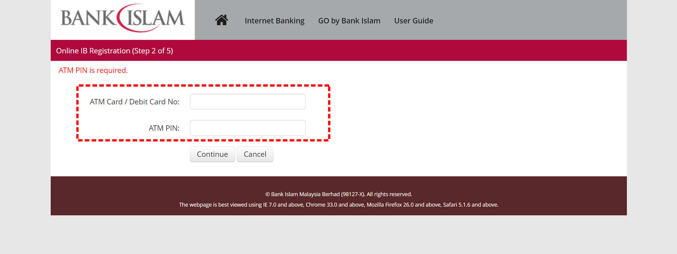 Cara Daftar Internet Banking Bank Islam Secara Online