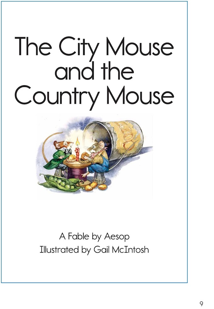 THE CITY MOUSE AND THE COUNTRY MOUSE