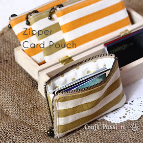 card holder sewing tutorial