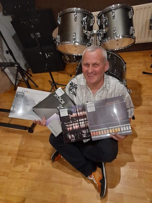 Section 25's Vin Cassidy with the 4LP selection