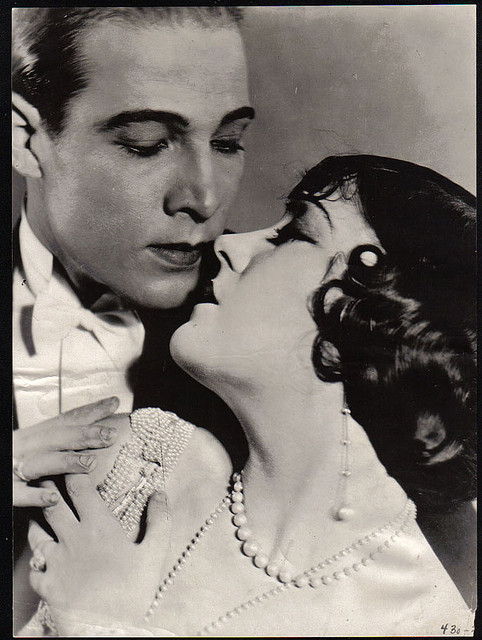 Rudolph Valentino and Gloria Swanson